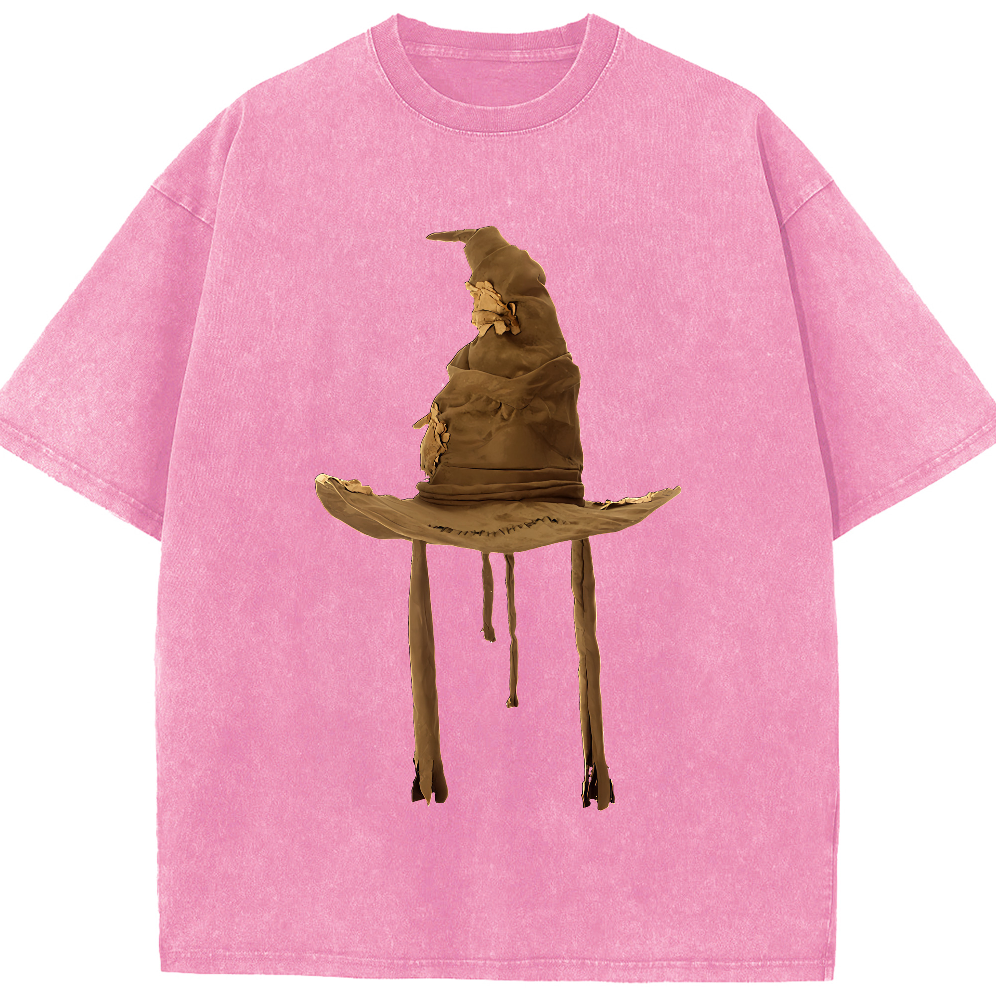 （画像用） Harry Potter ハリー・ポッターシリーズ 綿100% ヴィンテージ風 半袖Tシャツ（フロントプリント）